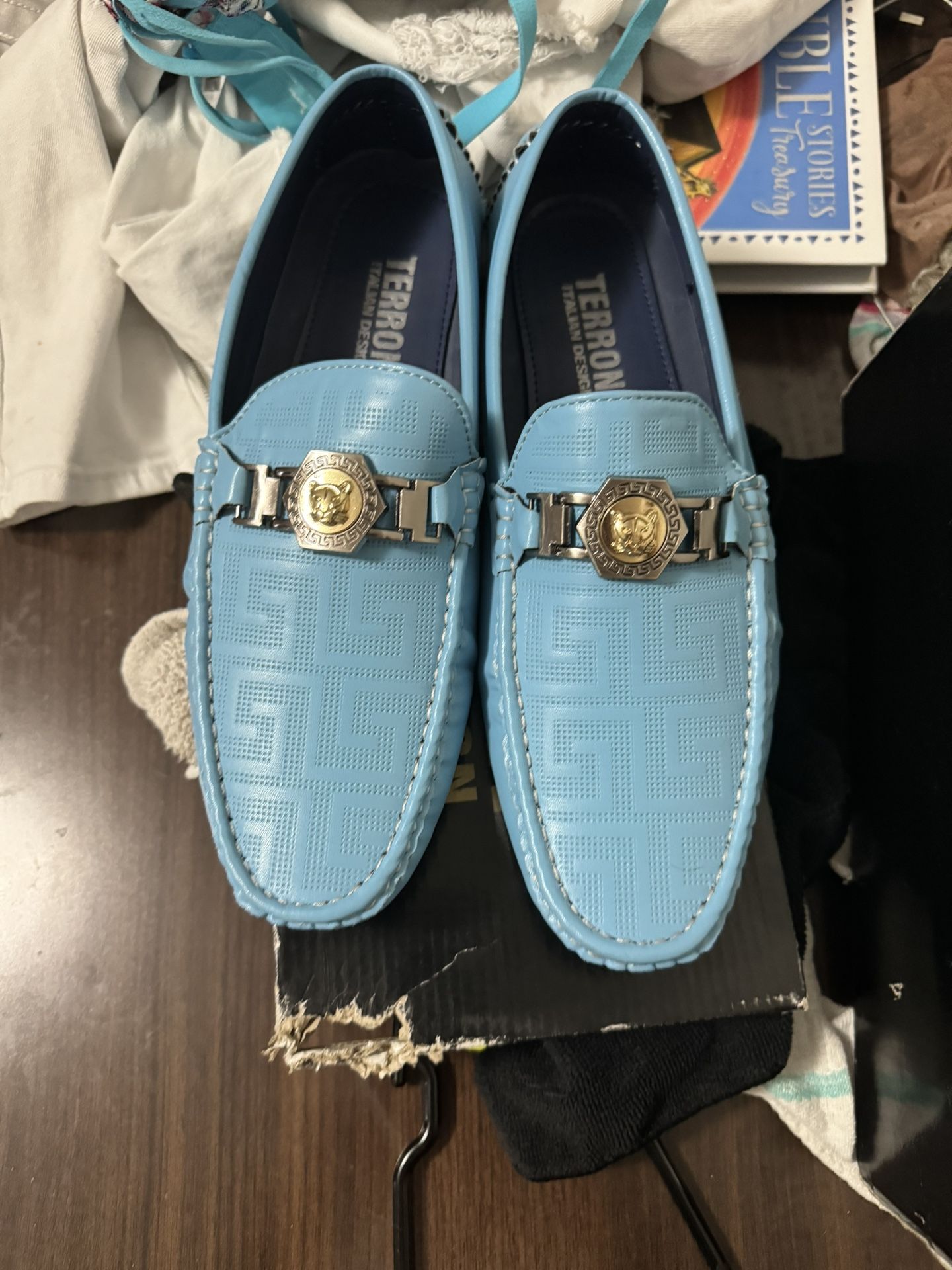 mens 11 baby blue dress shoes 