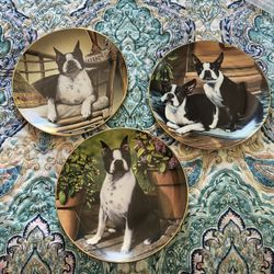 Boston Terrier Plates
