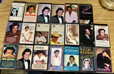 Julio Iglesias Cassette Tape Collection (20 Tapes)