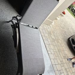 Two Chaise Lounge Chairs