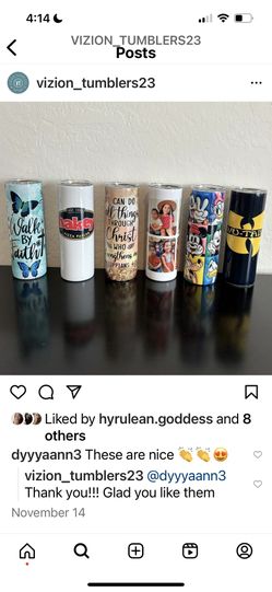 Tumblers 20oz an 30oz