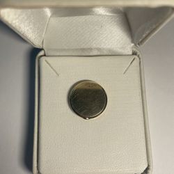 14k Yellow solid Gold Backing Approximately 1 Gram