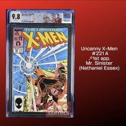 Uncanny X-Men, Vol. 1 #221 A CGC 9.8 Custom Label