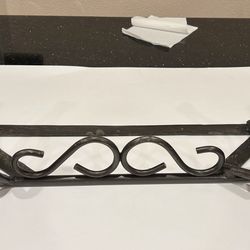 authentic VTG iron coat/hat rack