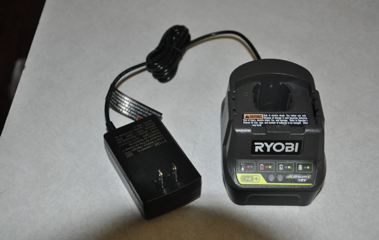 Ryobi One P118B 18V Lithium Ion Battery Charger Tested & Working