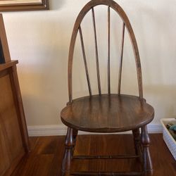 2 Vintage Antique Spindle Back Farmhouse Windsor Dining Chair Late 1800’s