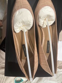 New Dolce Gabbana Leather Baby Heel EU 39