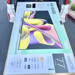 77. Tv Oled lg smart 4K HGTV $55 down on financing free delivery six month warranty.