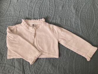 Baby White Cardigan 12M