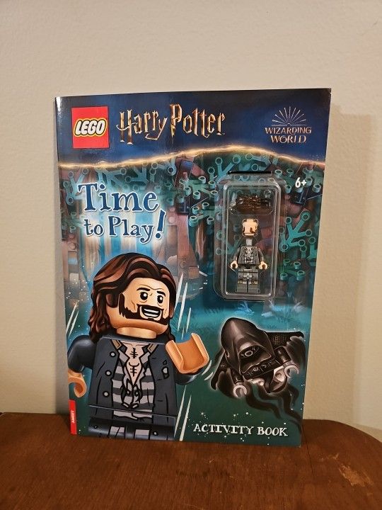 Lego Harry Potter Time to Play Activity Book with Minifigure Wizarding World NEW