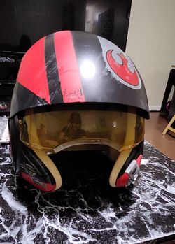 Star Wars Hasbro The Black Series Poe Dameron Helmet Authentic X-wing Electronic Pilot Helmet 1:1 Scale The Roleplay Adult Collectible new without box