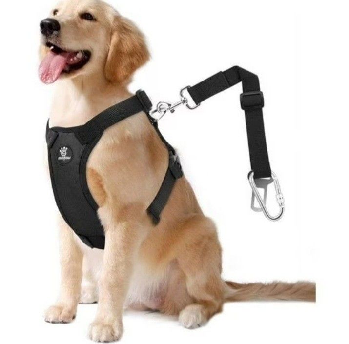 VavoPaw Dog Size Large Seat Belt Safety Vest Dog Harness With Adjustable Buckle - New