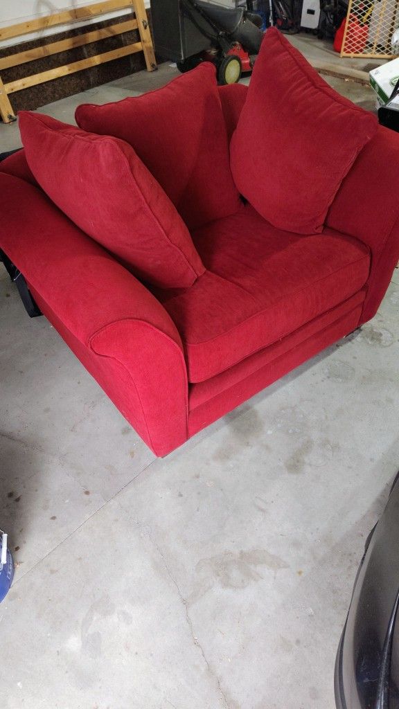 Red Loveseat