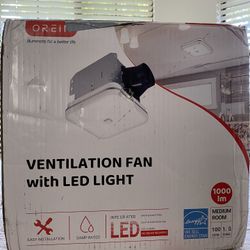 Bathroom Ventilation Fan With Led Light