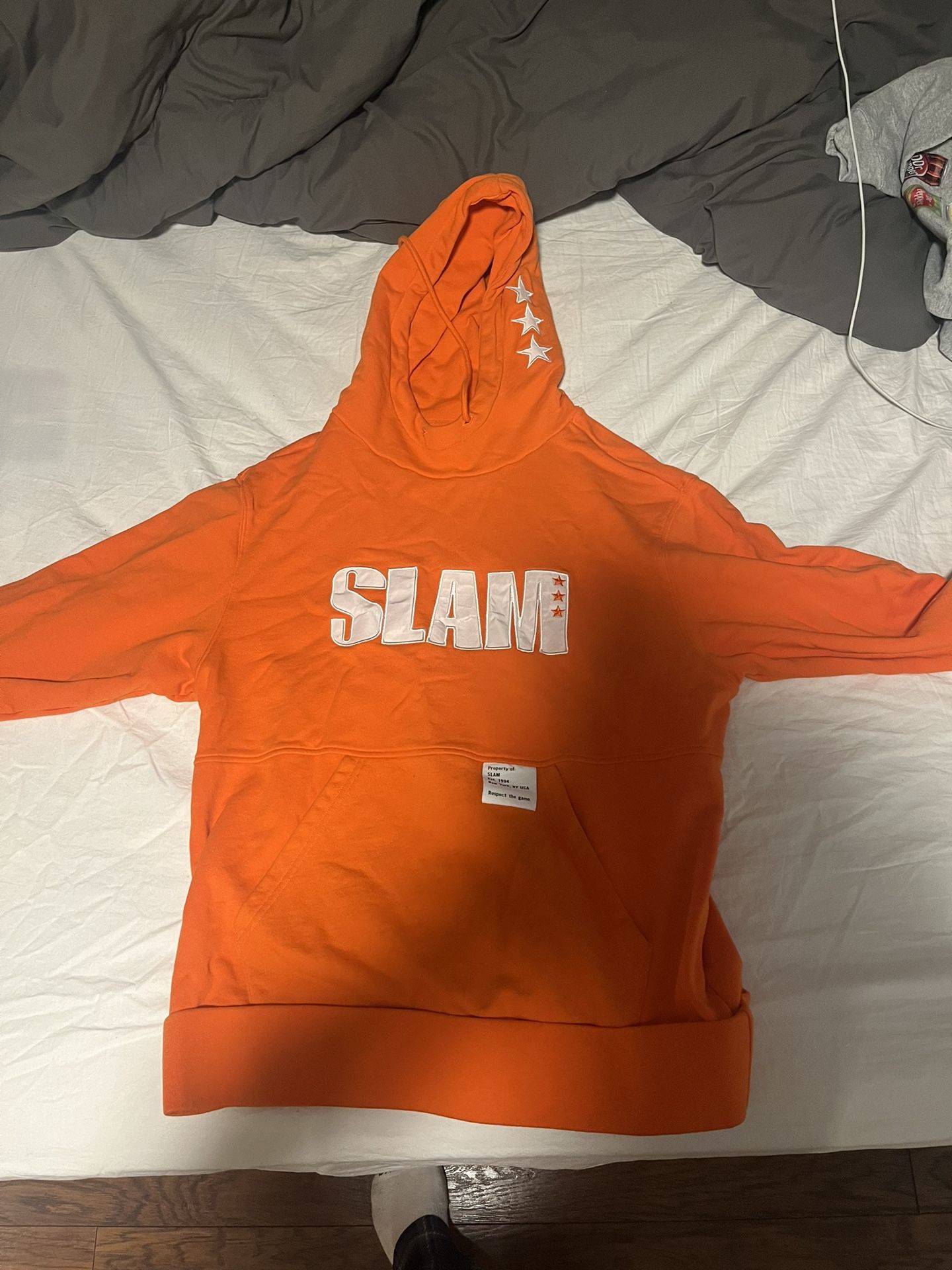 SLAM Orange Hoodie Unworn (size Medium)