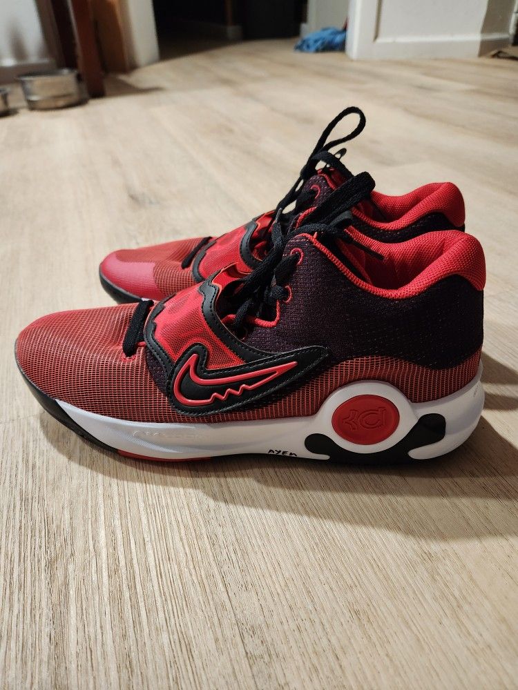 KD Trey X Basketball Shoes (DD9538 006, Black/University RED