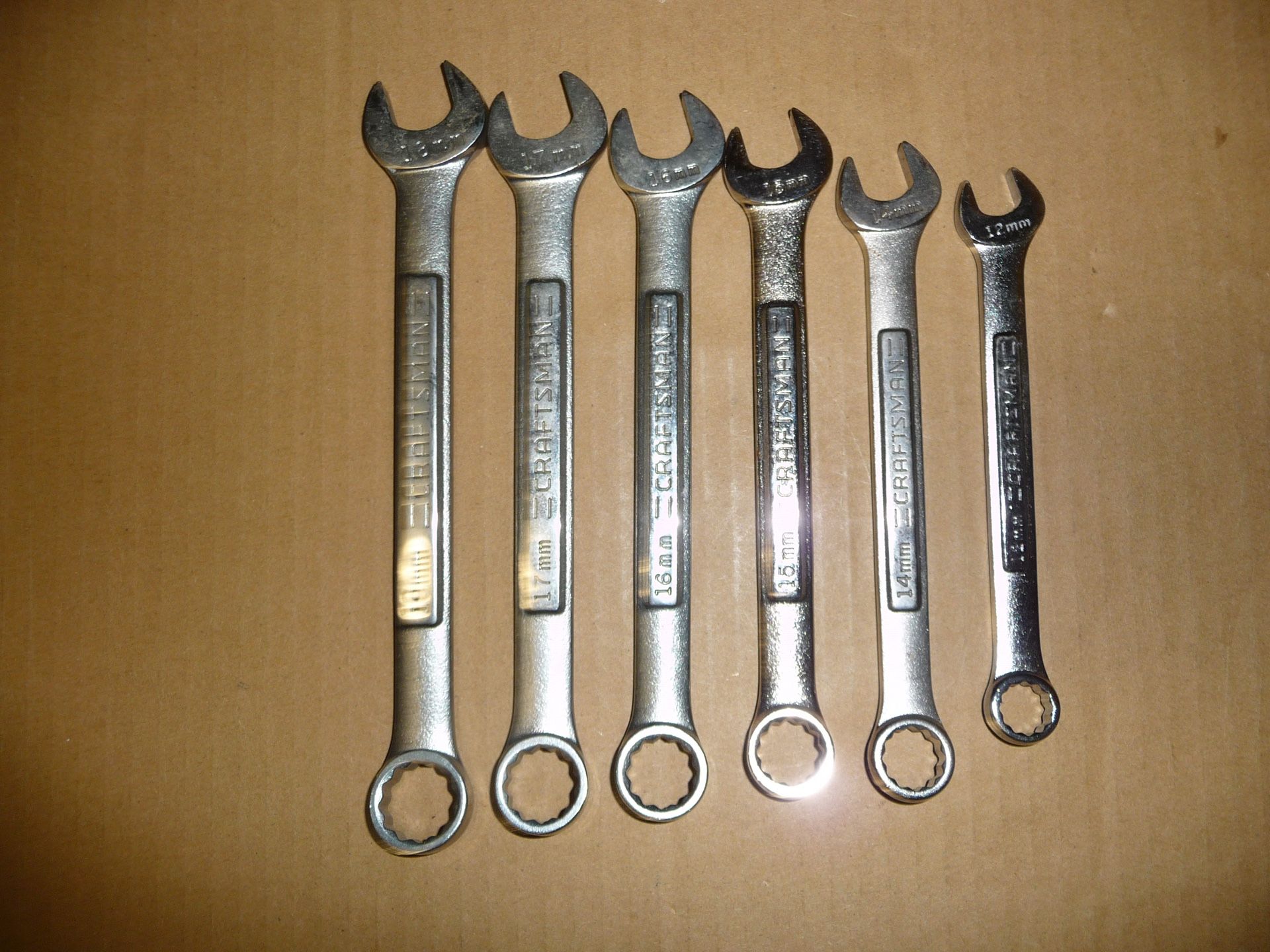 6 Pc Craftsman Wrench Set USA SAE Metric