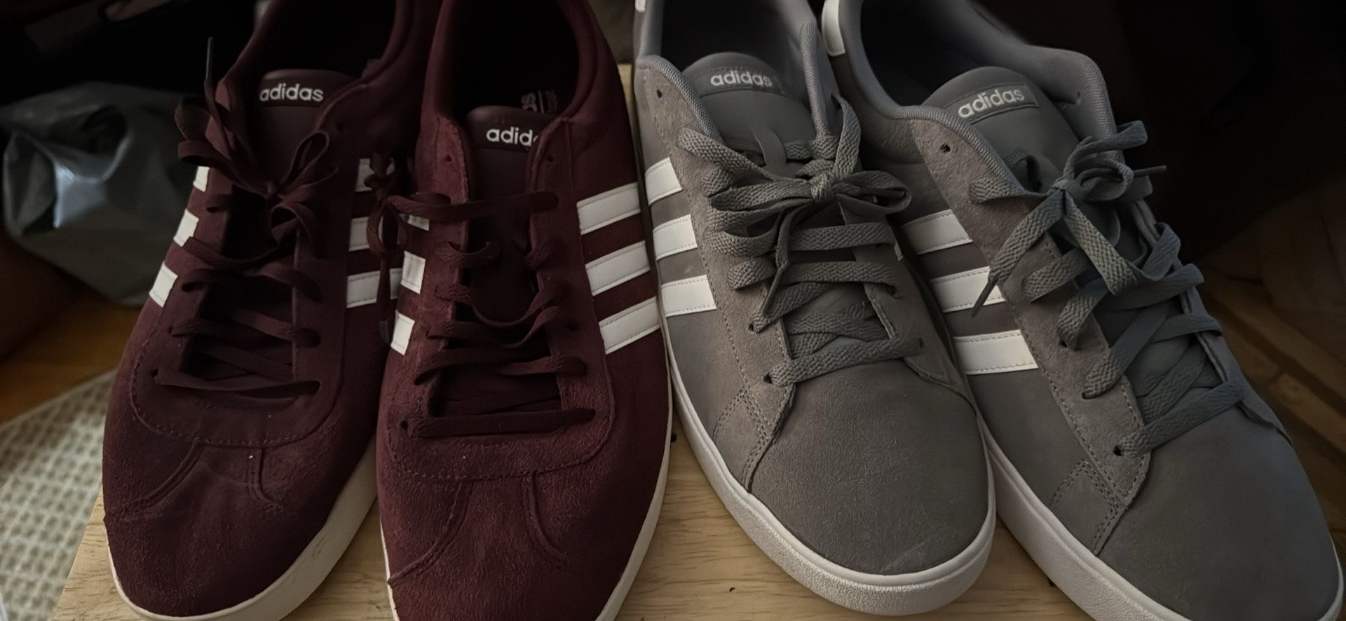 Men’s Adidas Sneakers – Size 16 – Gently Used, Like New (2 Pairs Available
