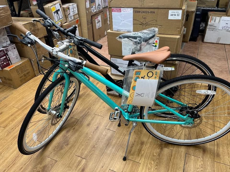 Loco Cycles City-X Hybrid Step-Thru Bicycle Black or Green NEW