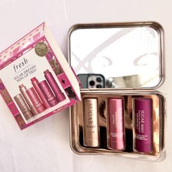 Fresh Sugar dreams Mini Lip Trio Berry Tulip Honey 3* 2.2g Set Brand New In Box 