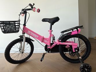 Girl's Folding Bicycle - Excellent Condition