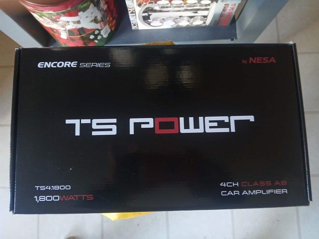 TS Power 1800 Watts 4 Channell Amplifier Brand New In The Box