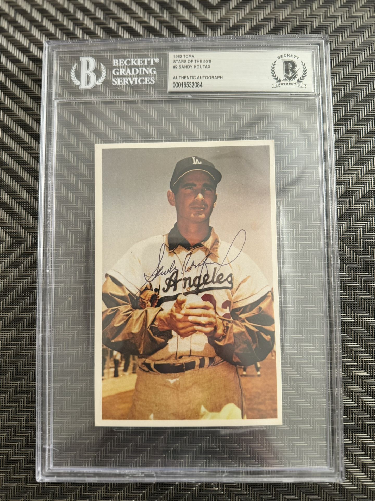 Sandy Koufax Auto Beckett Authentication 