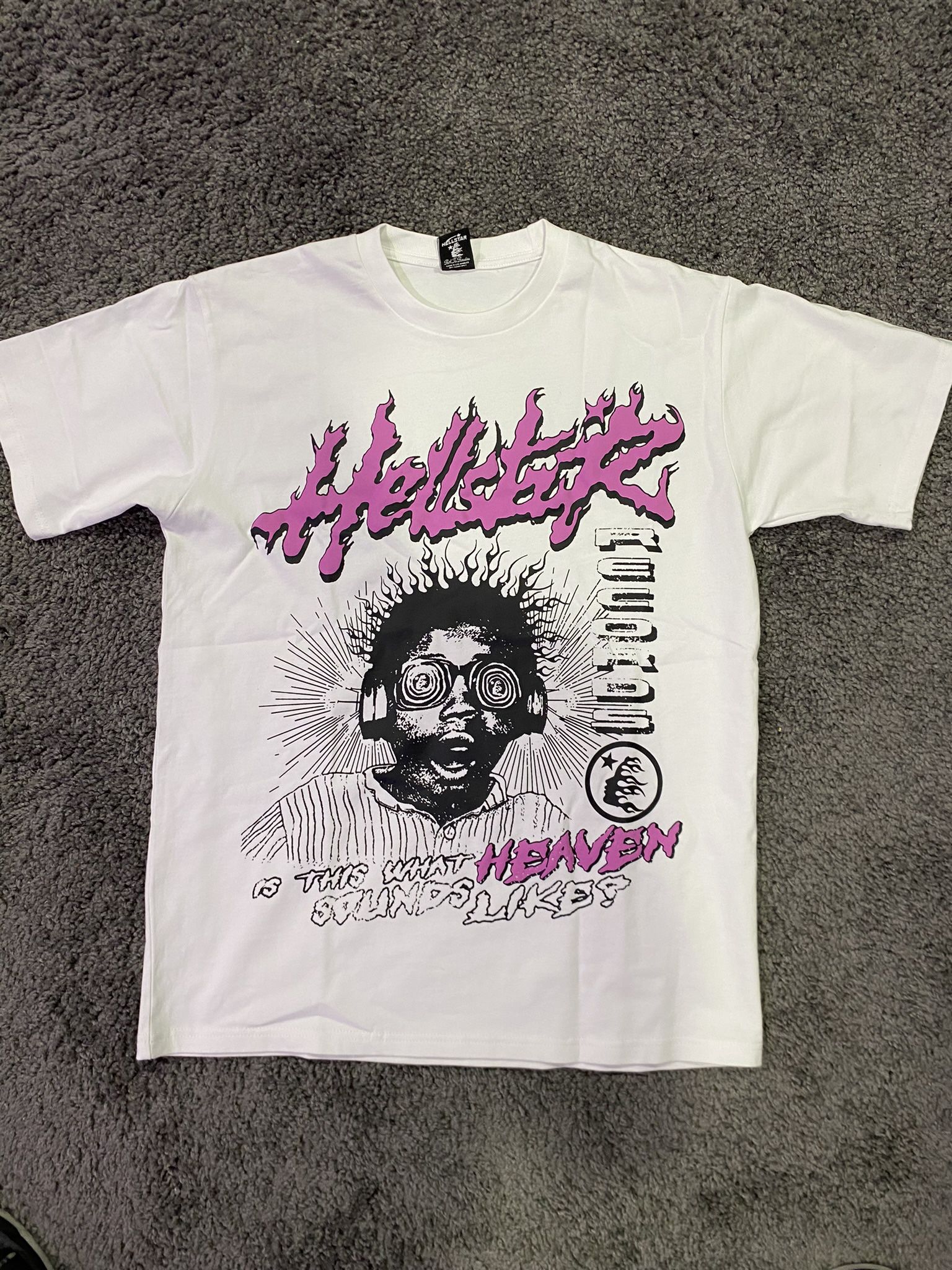 White Hellstar Records Tee Size M