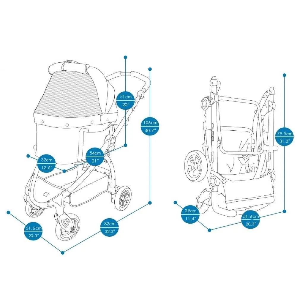 ibiyaya Cleo Travel System Pet Stroller