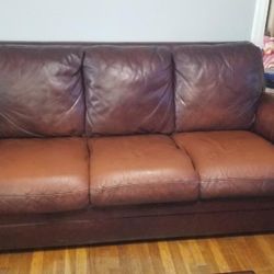 Leather Couch 
