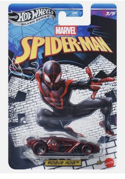 Hot Wheels Silver Series Marvel Spider Man Rogue Hog Die-Cast 1:64