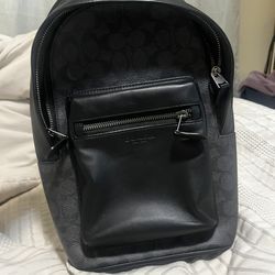 Coach Black Sling Backpack