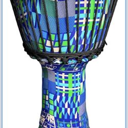TAOSKNE Hand Drum, Djembe, Bongo, Congo,Easy to learn and portable, Suitable for Beginners and Professional Drummers(Blue)