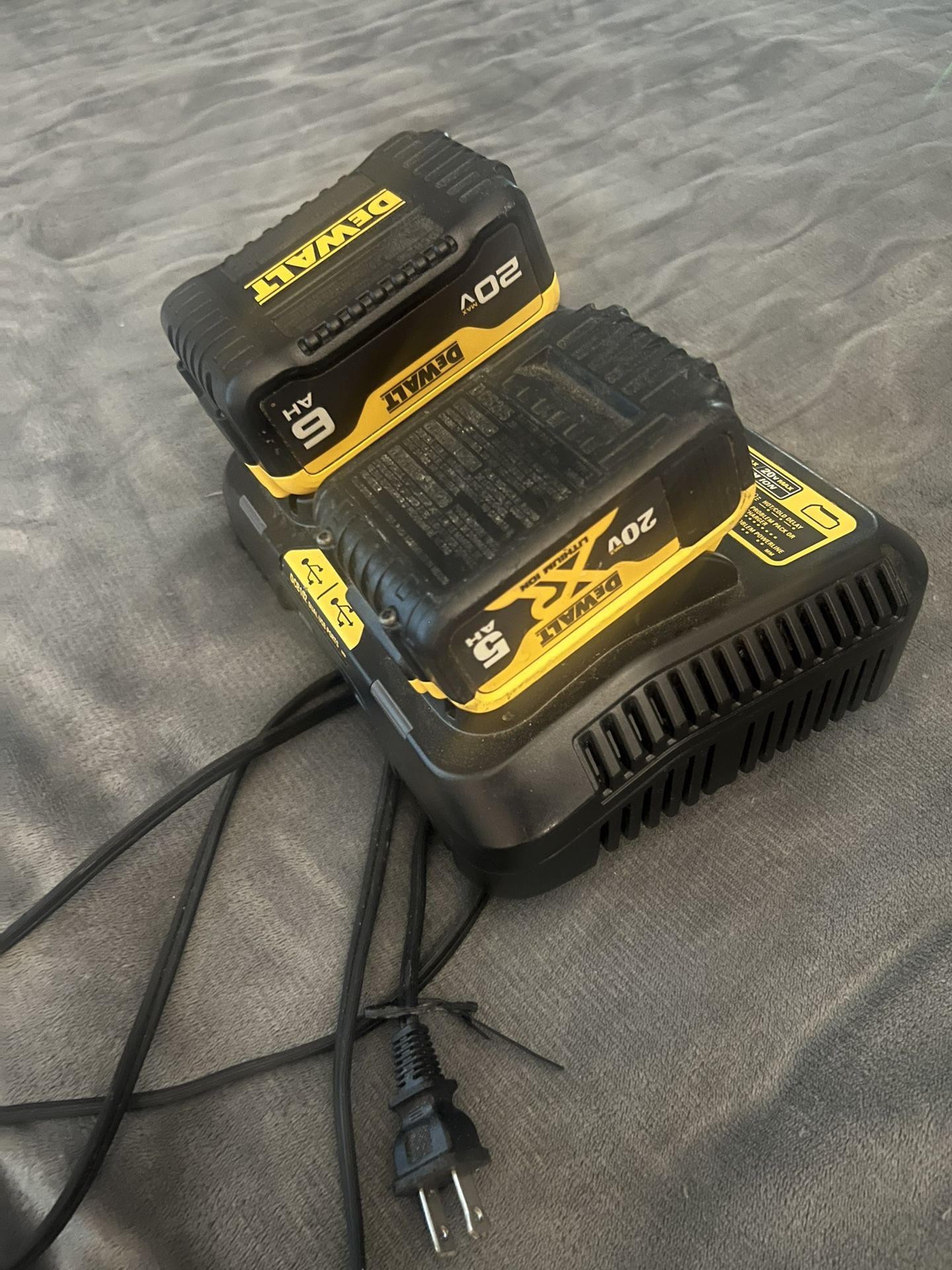Lightly used Dewalt Batteries