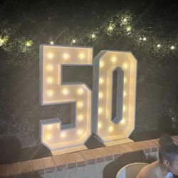 Marquee Letters And Numbers