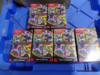 7 pich black booster bundles pokemon new sealed tcg