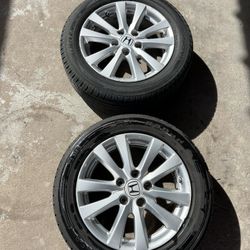 ONLY 2 Honda Wheels & Tires 205/55R16