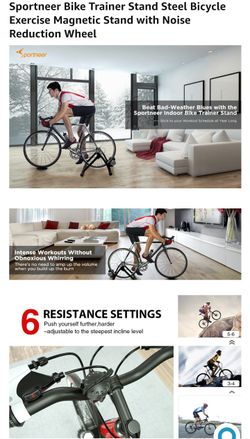 Brand new in a box! Indoor Sportneer Magnetic Stationary Bicycle Exercise Stand 