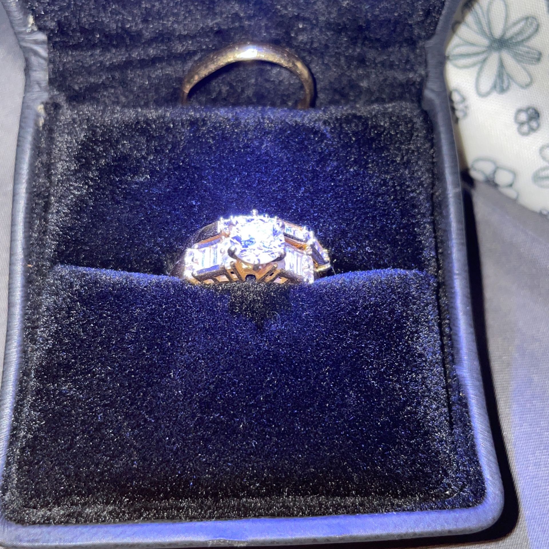 14k Real Gold Diamond Engagement Ring