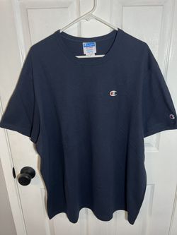 Champion Navy Logo Tee XXL