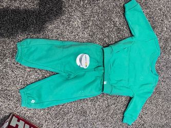New 12M fleece dress set