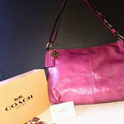 Coach Mia Leather Hobo Crossbody 