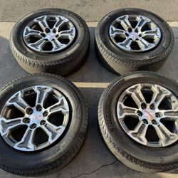 18” GMC Sierra OEM Factory Wheels Michelin Tires Yukon 