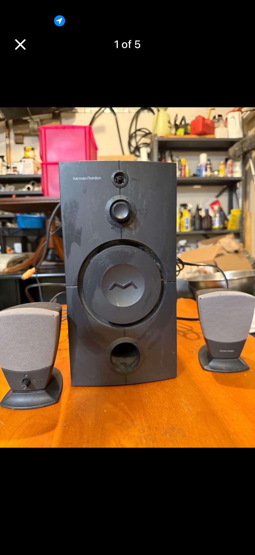 Harman kardon subwoofer 3 piece set