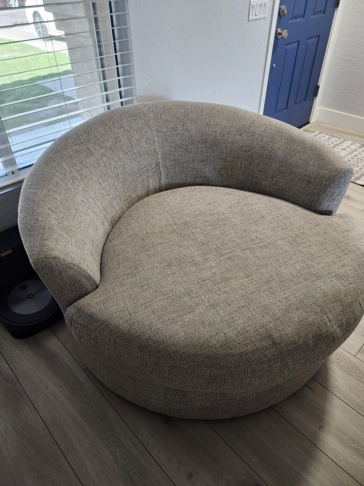 Oversized Swivel Chair