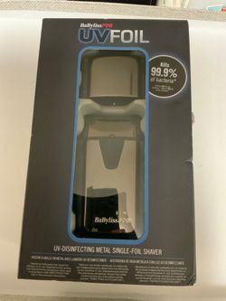 Babybliss pro Uvfoil disinfecting shaver new!