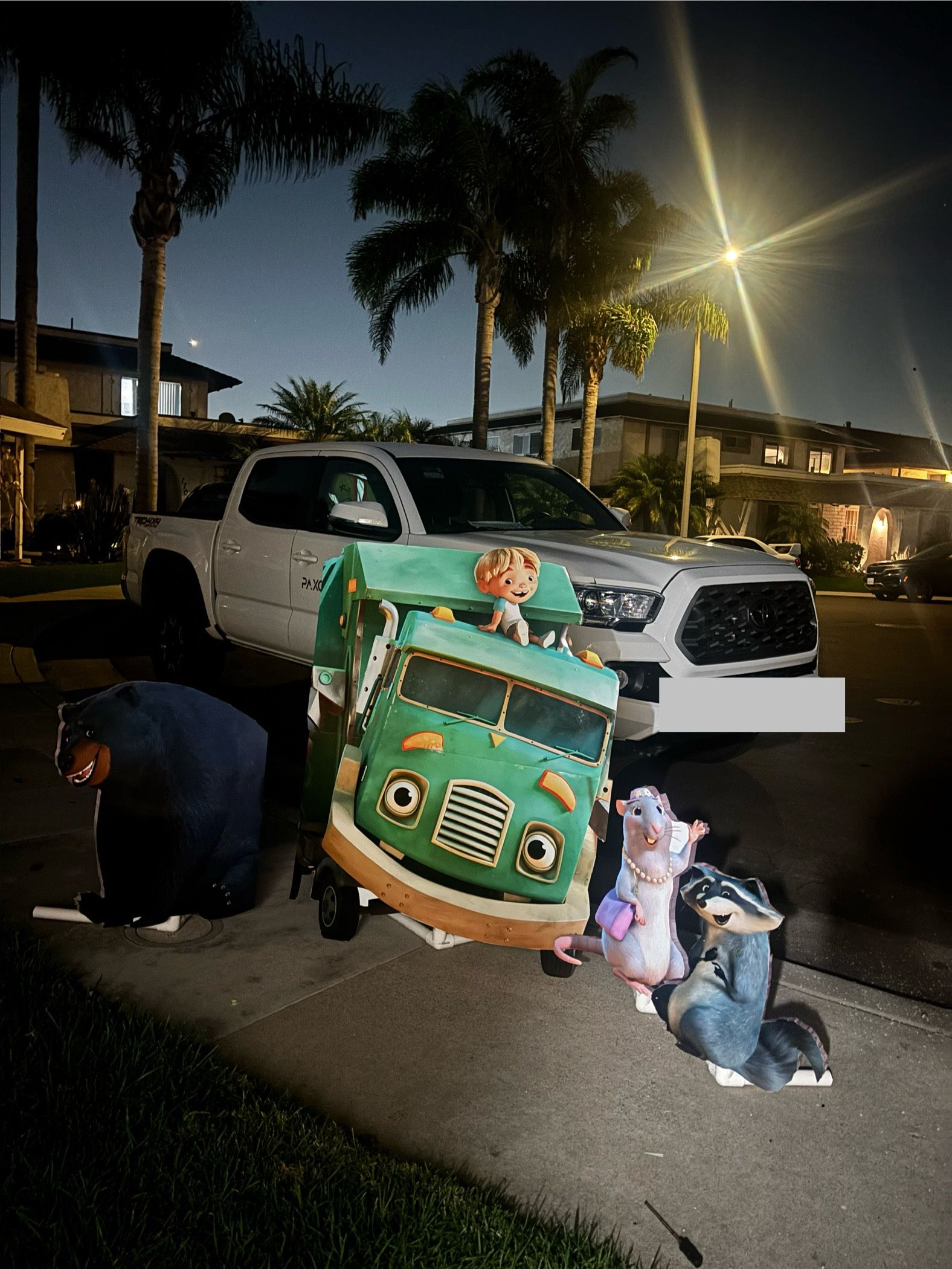 Character Cut Out With Stands