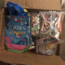 Summer Time Birthday Party Favors And Bags 