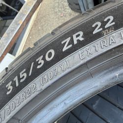 BMW X5M 315/30/22 Michelin Pilot Sport 4s (2 Tires) $200.00/Both / X6 / X6M / 