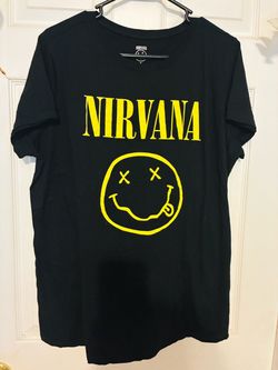 Nirvana Smiley Face Band T-Shirt